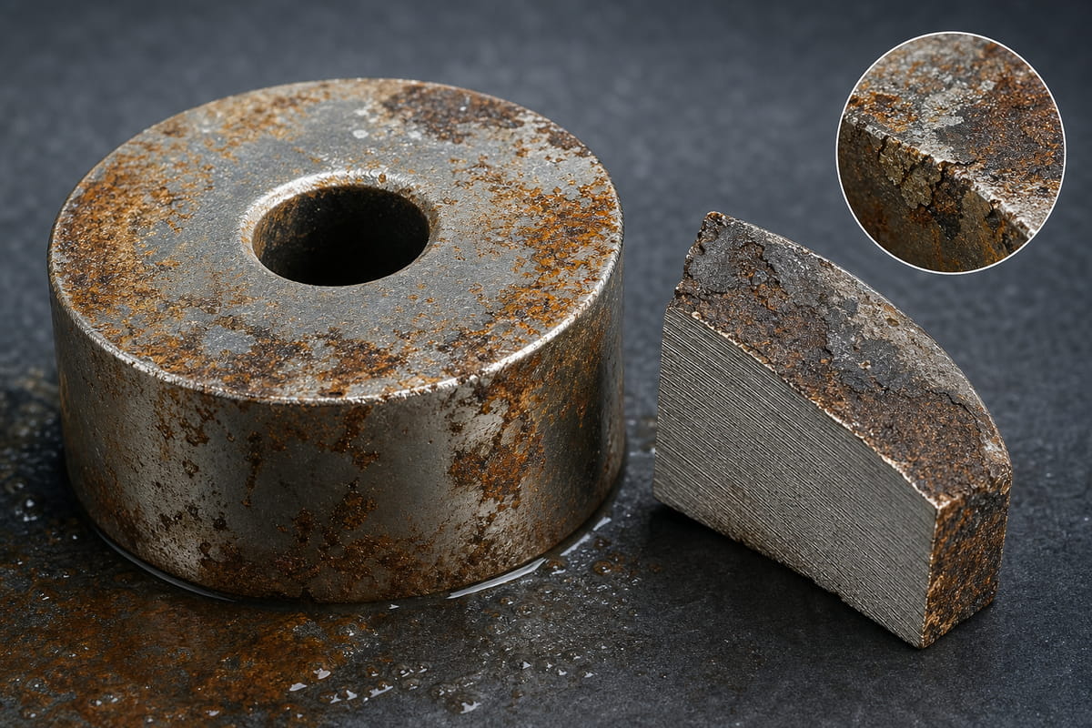 Corrosion Leading Neodymium Magnet Wear Out