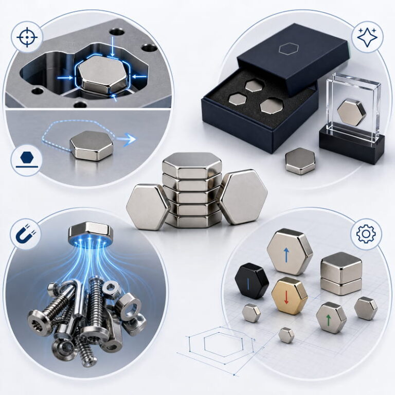 Vantagens comuns dos ímanes de neodímio hexagonais