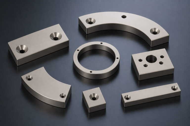 Custom NdFeB Magnet CNC Machining Features