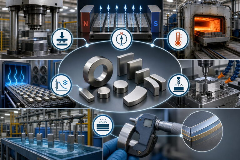 NdFeB Magnet Controlled Manufacturing Parameters