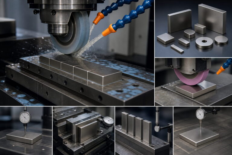 Capacidades de retificação CNC de ímanes de NdFeB