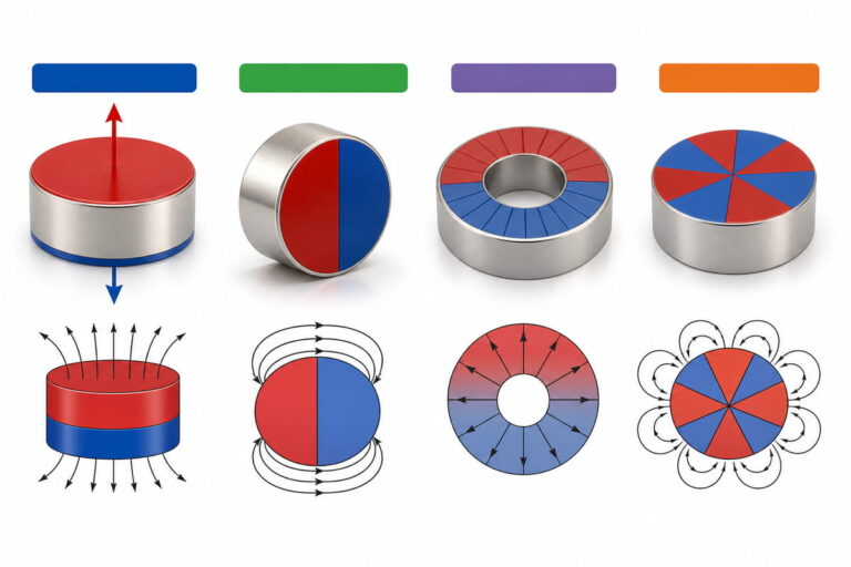Neodymium Magnet Common Magnetization Directions