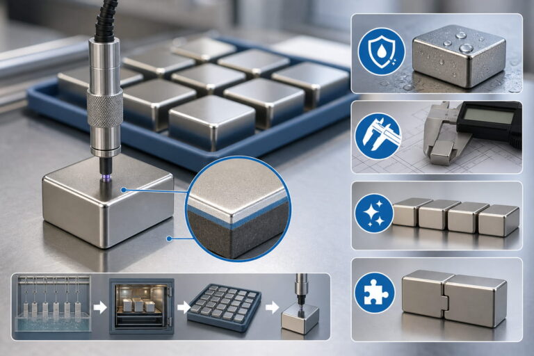 Precision Surface Treatment of Neodymium Magnet Coating