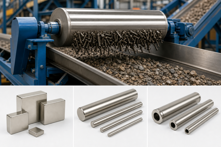 Typical Magnetic Separator Magnet Types