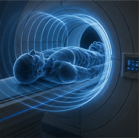 Interação com ímanes em barra na imagiologia por ressonância magnética (IRM)