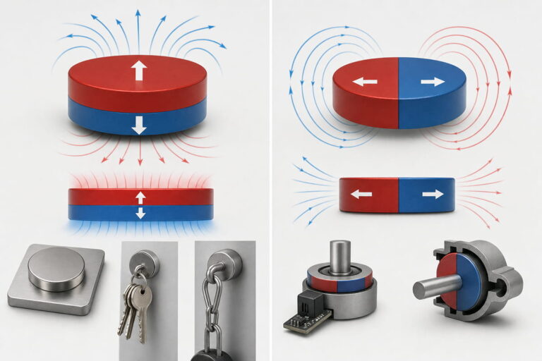 Opções de magnetização de discos magnéticos