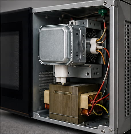 Magnetrões de micro-ondas