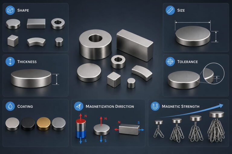 Neodymium Magnet Custom Specifications