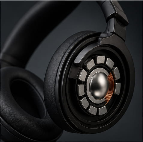 Ímanes de neodímio utilizados em equipamento de áudio