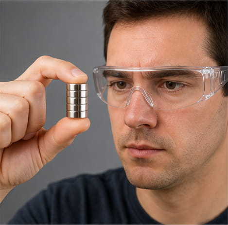 Use proteção ocular