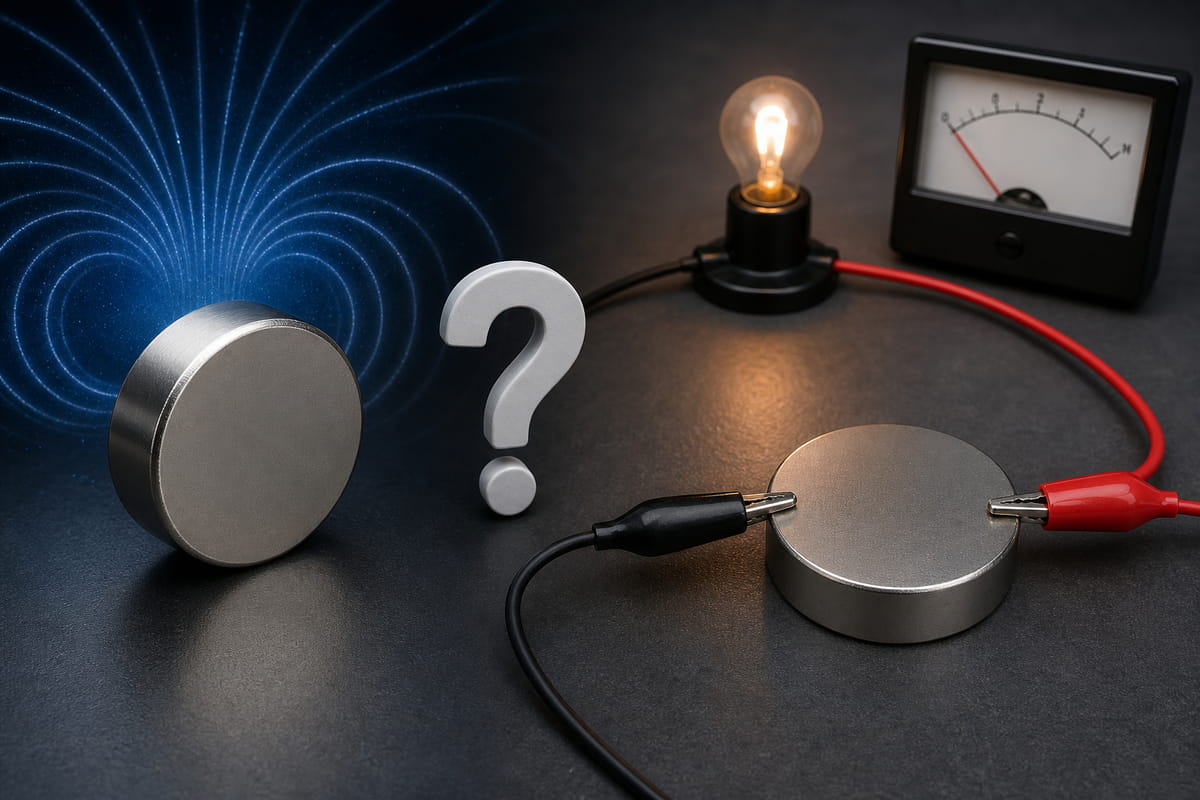 Os ímanes de neodímio conduzem a eletricidade?