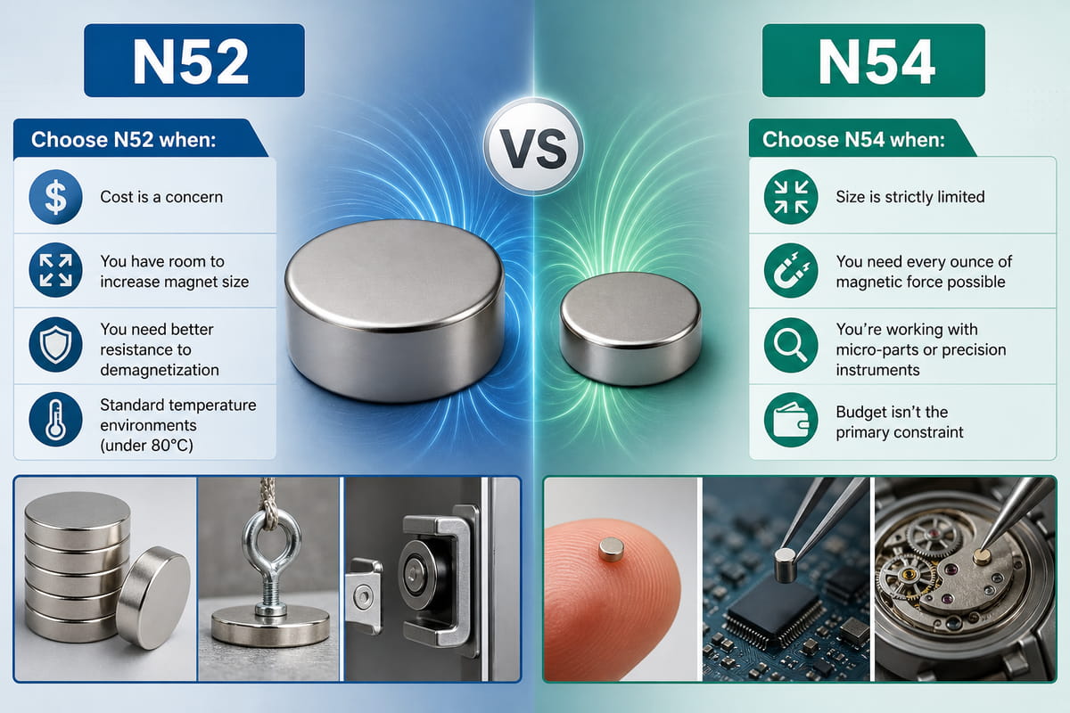 Como escolher entre o N52 e o N54
