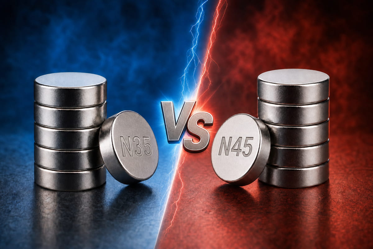 Ímanes n35 vs n45